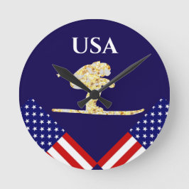 RELOJ REDONDO MEDIANO SKIER