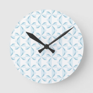Reloj Redondo Mediano Sky Blue Pinwheels