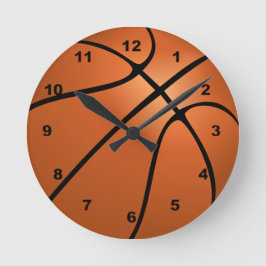 Reloj Redondo Mediano Slam de baloncesto: Deportes Personalizados