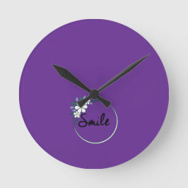 Reloj Redondo Mediano Smile Cara