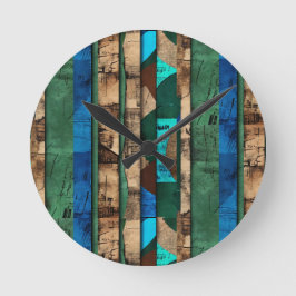 Reloj Redondo Mediano Sofisticada isla caribeña africana de lujo