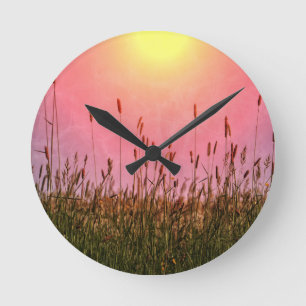 Reloj Redondo Mediano Soles - Hierbas