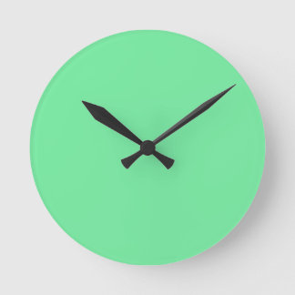Reloj Redondo Mediano Solid Bright Lime Green Wall Clock