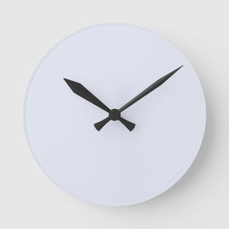 Reloj Redondo Mediano Solid Pale Powder Blue Wall Clock