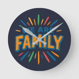 Reloj Redondo Mediano Somos familia 1