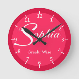Reloj Redondo Mediano Sophia Strawberry de dos tonos
