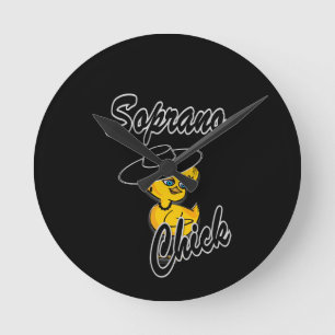 Reloj Redondo Mediano Soprano Chick #4