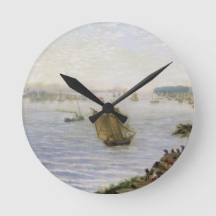 Reloj Redondo Mediano Sorpresa en la línea de frente del ejército en