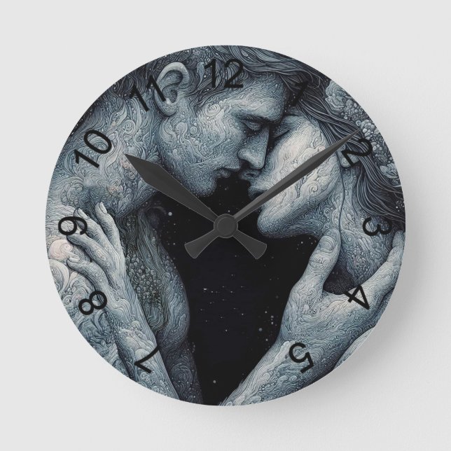 Reloj Redondo Mediano Sostenme cerca (Anverso)