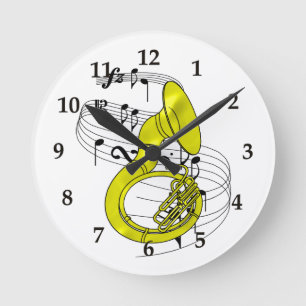 Reloj Redondo Mediano Sousaphone