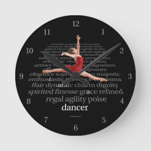 Reloj Redondo Mediano Soy Bailarina