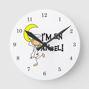 Reloj Redondo Mediano Soy camisetas y regalos de Ángel