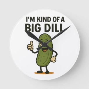 Reloj Redondo Mediano Soy como un Gran Dill