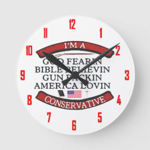 RELOJ REDONDO MEDIANO SOY CONSERVADOR