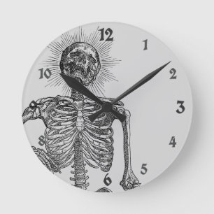 RELOJ REDONDO MEDIANO SOY ESQUELETO