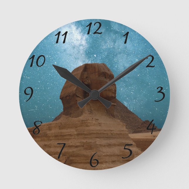 Reloj Redondo Mediano Sphinx: Egypt (Anverso)