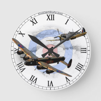 Reloj Redondo Mediano Spitfire y Lancaster