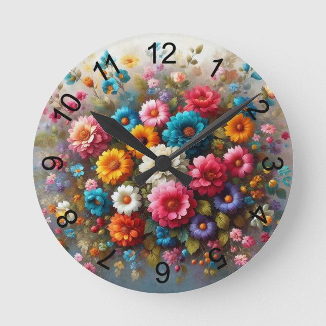 Reloj Redondo Mediano Spray 3 (Anverso)