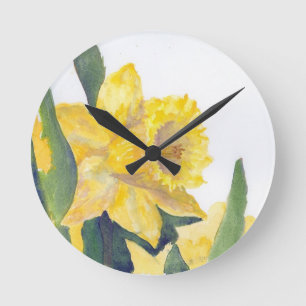 Reloj Redondo Mediano Spring Daffodils