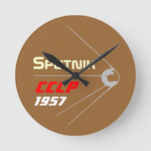 Reloj Redondo Mediano Sputnik diseño DDR