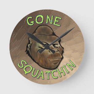 Reloj Redondo Mediano Squatchin ido