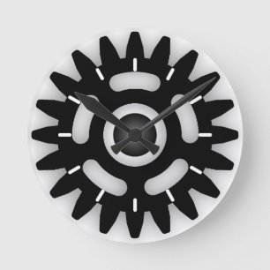 Reloj Redondo Mediano Sr. Fix It Gear Clock