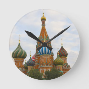 Reloj Redondo Mediano St. Basil's Cathedral in Red Square, Moscow