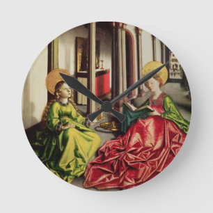 Reloj Redondo Mediano St Mary Magdalena y St. Catherine de Alexandría
