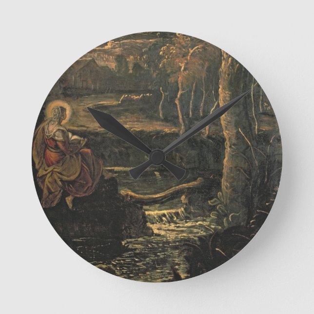 Reloj Redondo Mediano St. Mary of Egypt in the Wilderness (Anverso)