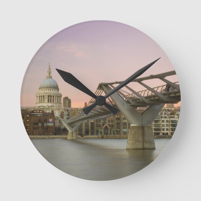 Reloj Redondo Mediano St Pauls Cathedral At Dusk  (Anverso)