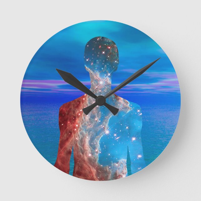 Reloj Redondo Mediano Star Man (Anverso)