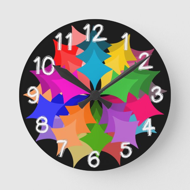 Reloj Redondo Mediano Star Wreath  (Anverso)