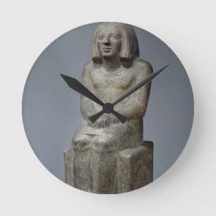 Reloj Redondo Mediano Statue of Ankh, Priest of Horus, Early Dynastic Pe