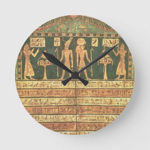 Reloj Redondo Mediano Stele de Horsiese, último período (madera pintada)