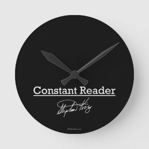 Reloj Redondo Mediano Stephen King, lector constante