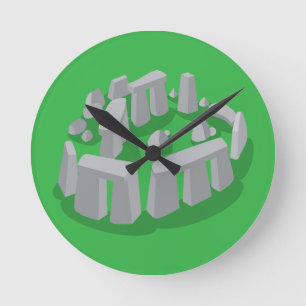 Reloj Redondo Mediano Stonehenge de Inglaterra