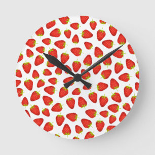 Reloj Redondo Mediano Strawberries