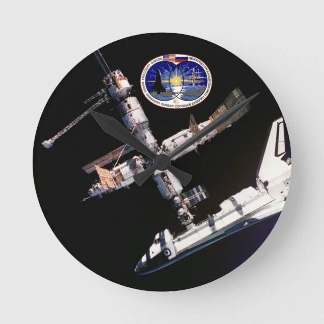 Reloj Redondo Mediano STS-71 (Atlantis y Mir) (Anverso)