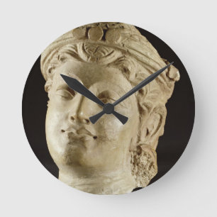 Reloj Redondo Mediano Stucco head, Gandhara, 4th century AD
