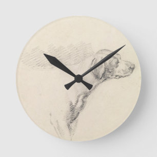 Reloj Redondo Mediano Study of a Hound, 1794 (pencil on paper)