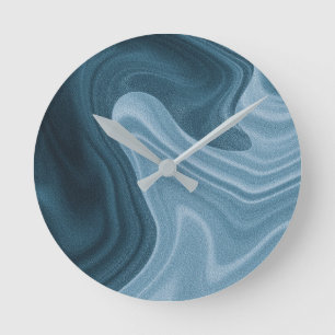 Reloj Redondo Mediano Stylish Marble Pattern