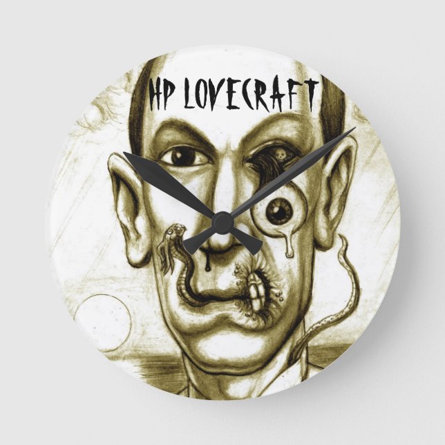 RELOJ REDONDO MEDIANO SUEÑO DE LOVECRAFT DE HP (Anverso)
