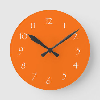 Reloj Redondo Mediano Sueño mandarín