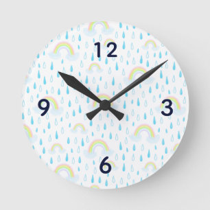 Reloj Redondo Mediano Sueños del arcoiris