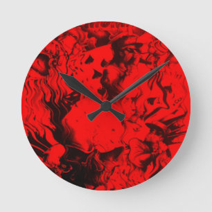 Reloj Redondo Mediano Suite de Utilidades de Arte de Hip Hop Dinámico: P