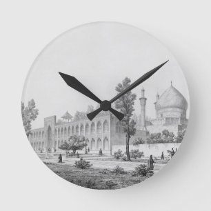 Reloj Redondo Mediano sultán Hussein de Madrasa-yi Masjid-i Shah, en