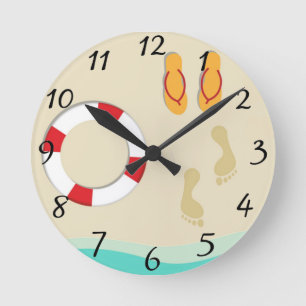Reloj Redondo Mediano Summer Fun