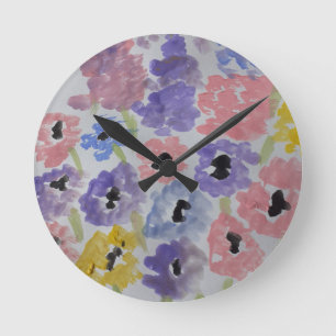 Reloj Redondo Mediano Summer Wildflowers