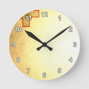 Reloj Redondo Mediano Sun besó la bandera de Malta