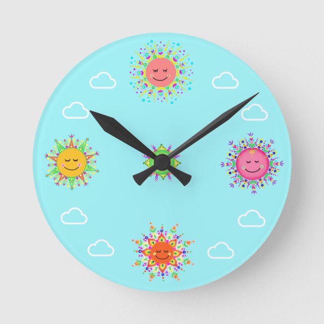 Reloj Redondo Mediano Sun Clock A (Anverso)